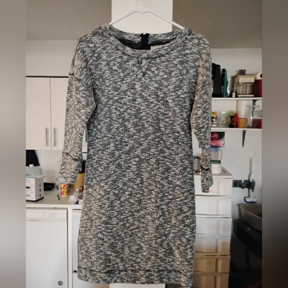 Women's Black And WhiteSweater dress
